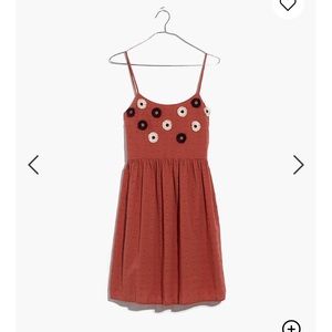 Madewell Embroidered Sunflower Cami Dress